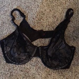Spanx black lace bra 38C